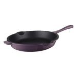 Ø27cmCast Iron Fry Pan Purple -RON