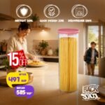 Glass pasta container