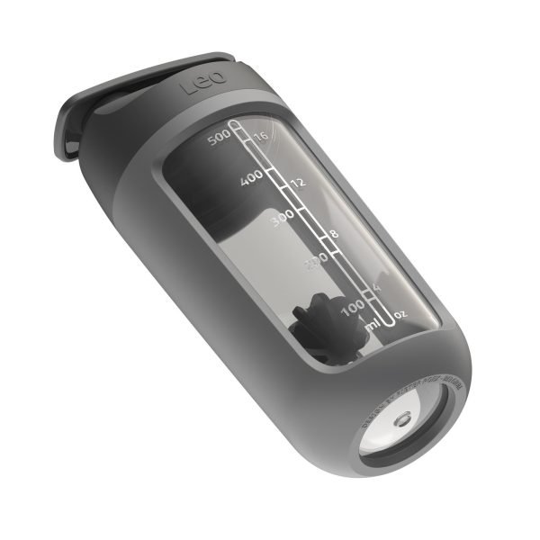 Shaker bottle with powder compartment 0,50L