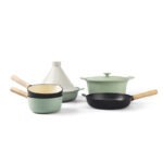 Saucepan cast iron green 18 cm - Image 3