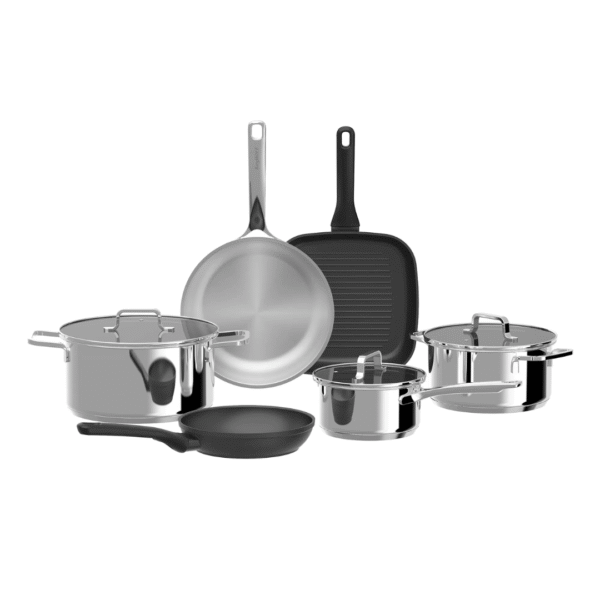 9-pc cookware set Helix